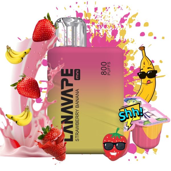 Lanavape mini 800 Strawberry banana