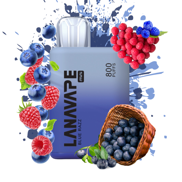 Lanavape mini 800 Blue Razz