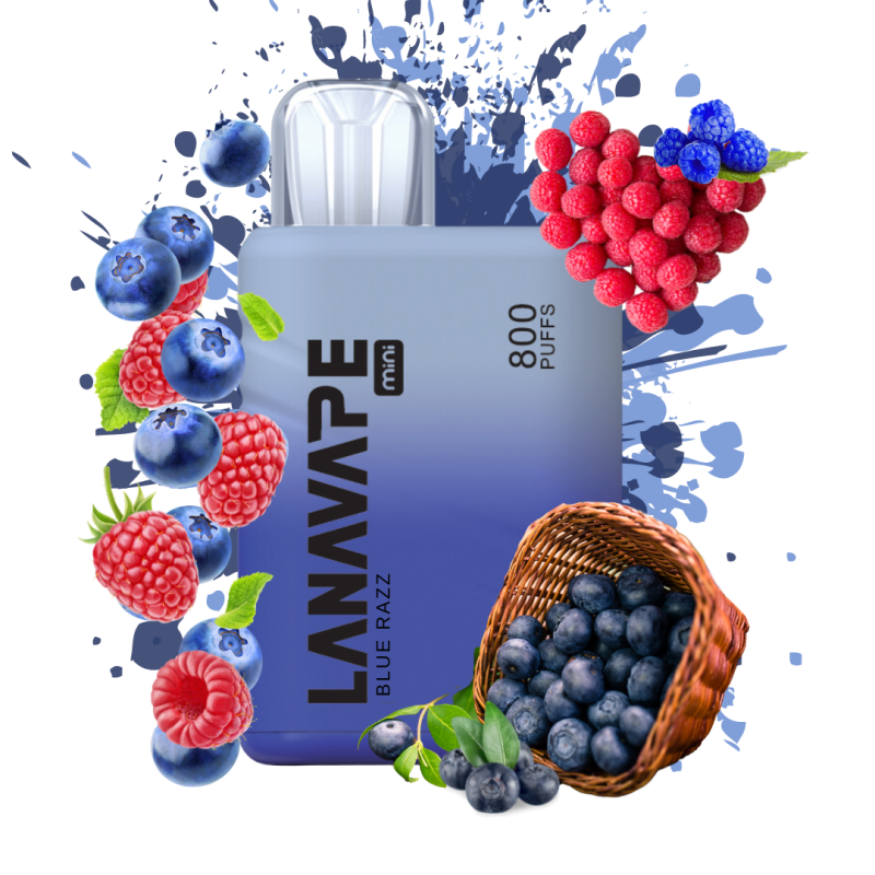 Lanavape mini 800 Blue Razz