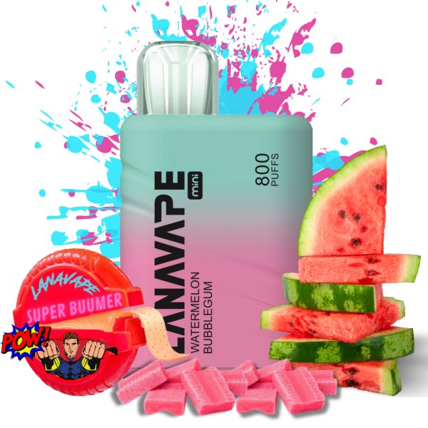 Lanavape mini 800 Watermelon Bubblegum Super Buumer