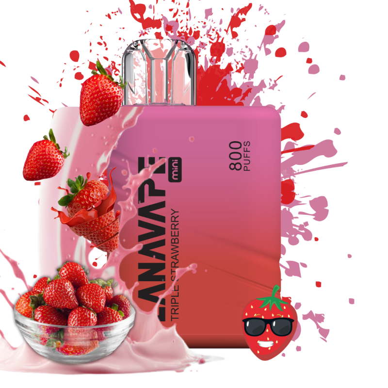 Lanavape mini 800 Triple Strawberry