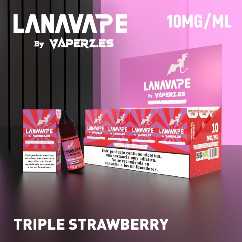 LANAVAPE 10ml Triple Strawberry