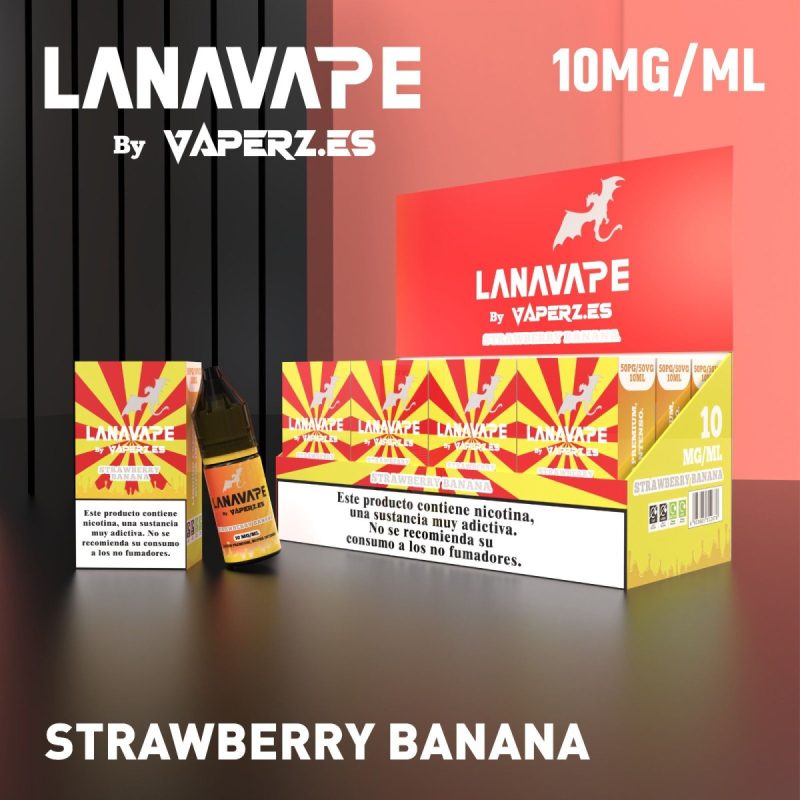 LANAVAPE 10ml Strawberry Banana